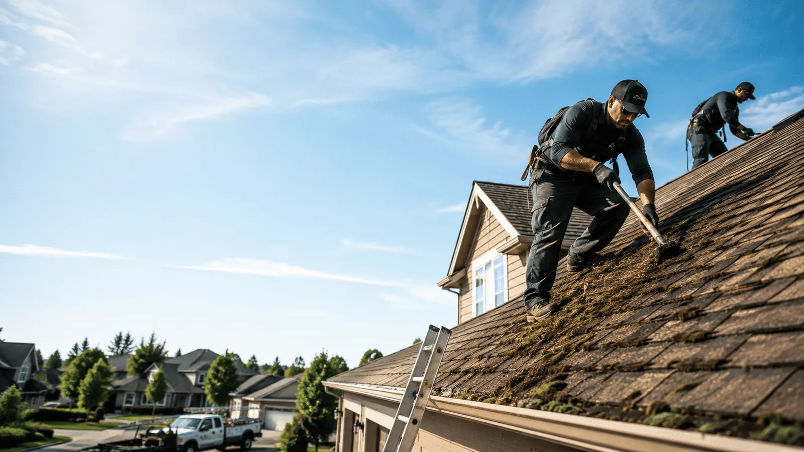 Roof Moss Removal in White Deer, TX near me